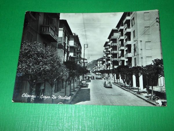Cartolina Chiavari - Corso De Michiel 1950 ca