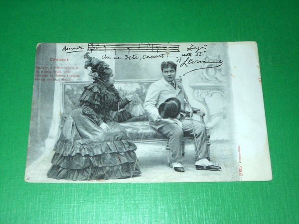 Cartolina Opera Lirica - Ruggero Leoncavallo - Zazà ( atto …