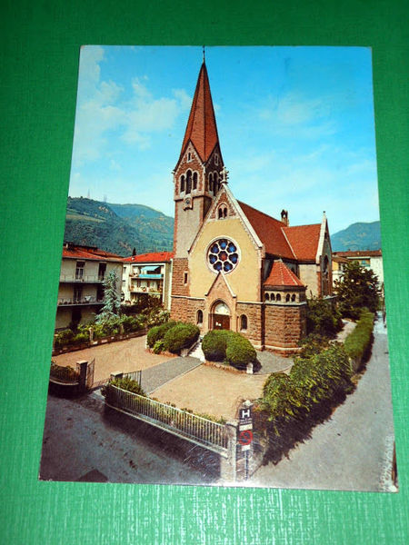 Cartolina Bolzano - Chiesa Evangelica in via Col di Lana …