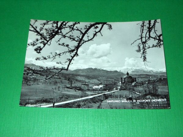 Cartolina Santuario Basilica di Vicoforte ( Mondovì ) - Panorama …