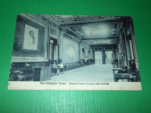 Cartolina S. Pellegrino Terme - Interno Fonte ( Salone della …
