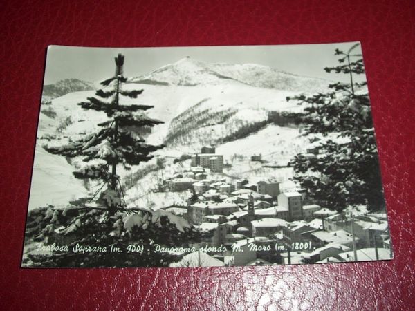 Cartolina Frabosa Soprana - Panorama sfondo M. Moro 1968