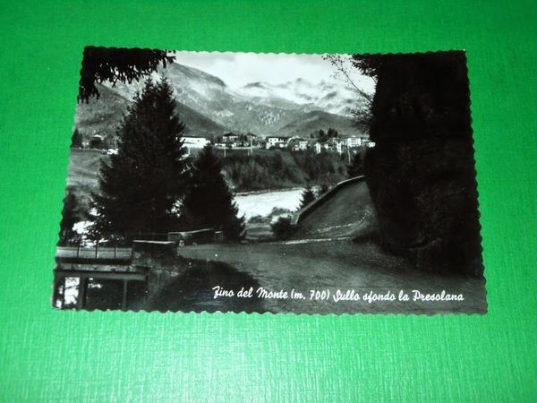 Cartolina Fino del Monte - Scorcio panoramico - Sfondo la …