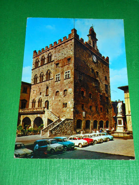 Cartolina Prato - Piazza del Comune - Palazzo Pretorio 1972