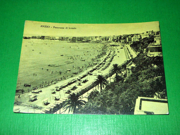 Cartolina Anzio - Panorama di levante 1954