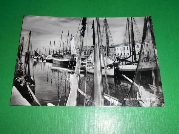 Cartolina Pesaro - Porto 1960 ca