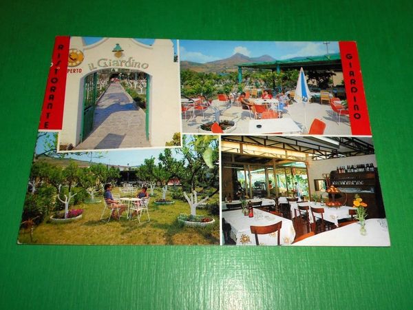 Cartolina Porto Azzurro ( Elba ) - Ristorante Pizzeria "Giardino" …