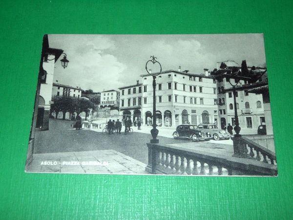 Cartolina Asolo - Piazza Garibaldi 1930 ca