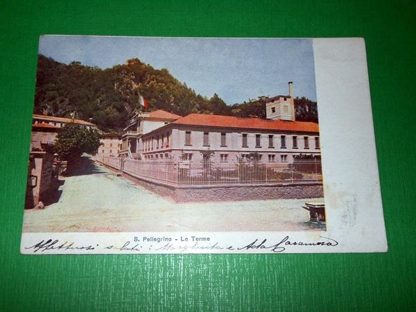 Cartolina S. Pellegrino - Le Terme 1906
