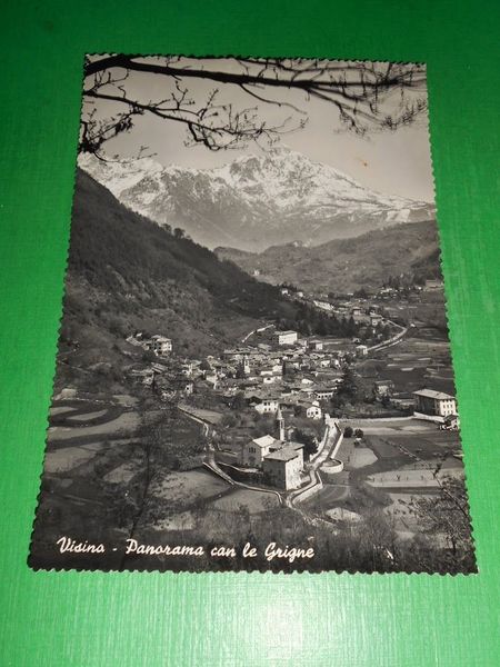 Cartolina Visino - Panorama con le Grigne 1955 ca