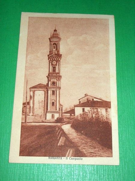 Cartolina Margarita ( Cuneo ) - Il Campanile 1947