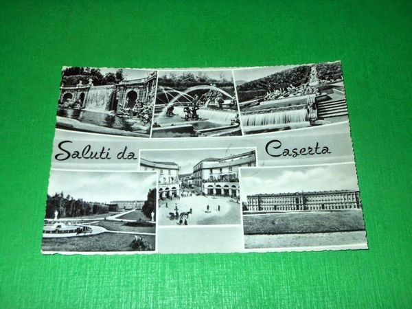 Cartolina Saluti da Caserta - Vedute diverse 1965 ca
