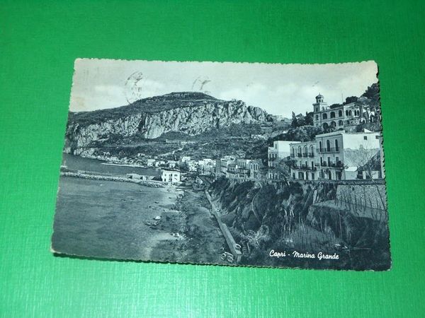 Cartolina Capri - Marina Grande 1956