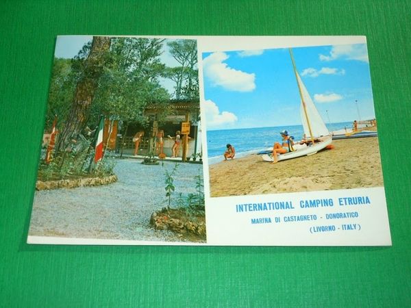 Cartolina Marina di Castagneto - Donoratico - International Camping Etruria …