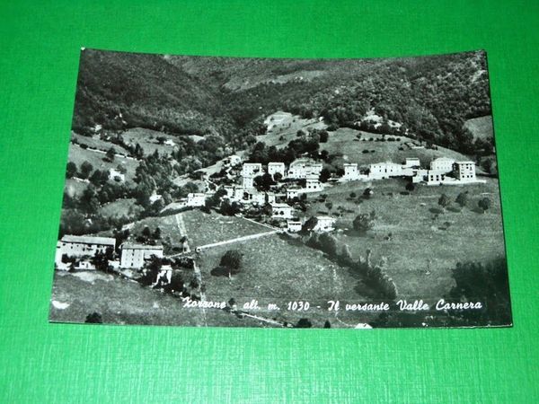 Cartolina Zorzone - Il versante Valle Carnera 1955 ca.