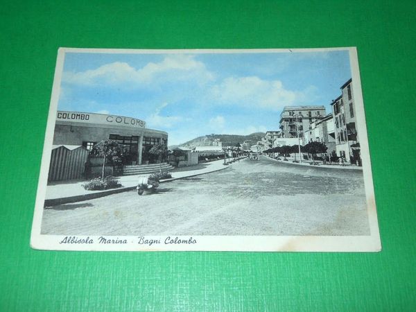 Cartolina Albisola Marina - Bagni Colombo 1940 ca.