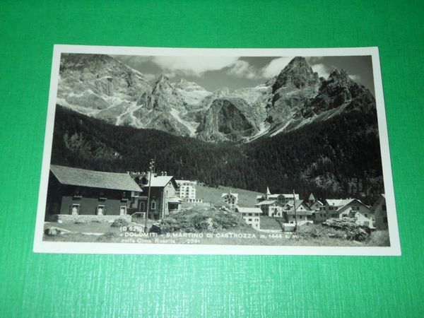 Cartolina S. Martino di Castrozza - Panorama con la Cima …