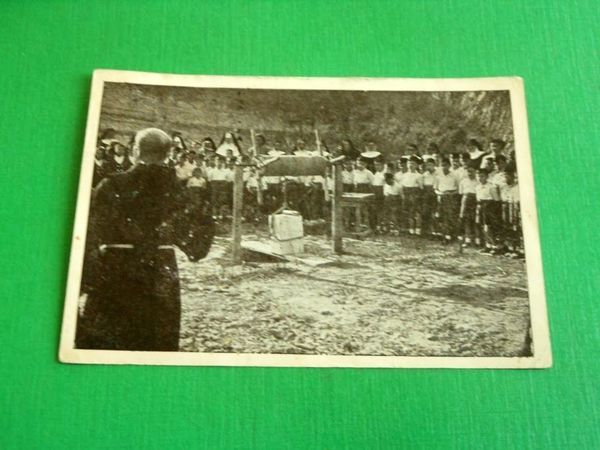 Cartolina Roma - Orfanotrofi di S. Antonio - Posa della …