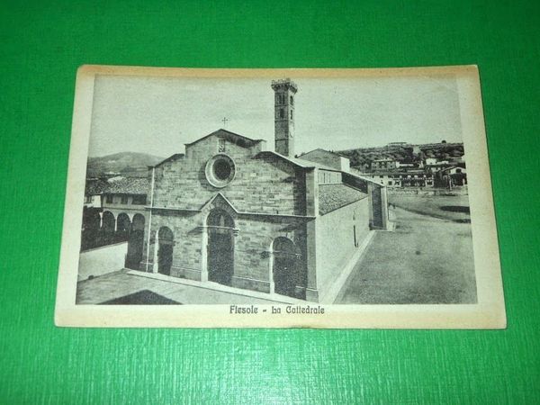 Cartolina Fiesole - La Cattedrale 1930 ca.