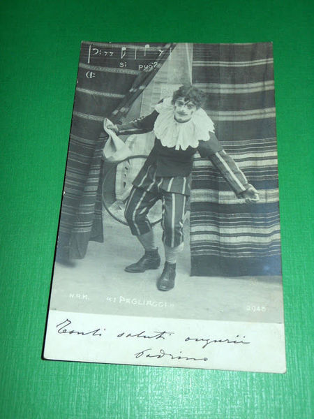 Cartolina Lirica Opera R. Leoncavallo - Pagliacci 1904 ( n. …