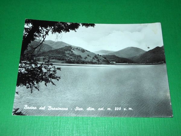 Cartolina Bacino del Brasimone - Veduta 1971.