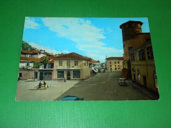 Cartolina Revello ( Cuneo ) - Piazza Carlo Denina 1970 …