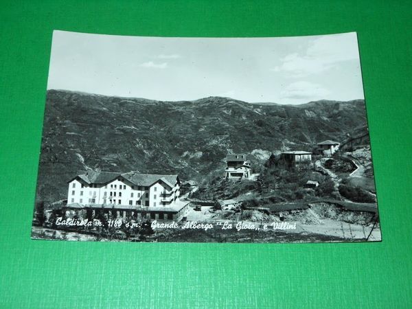 Cartolina Caldirola - Grande Albergo La Gioia e Villini 1963.