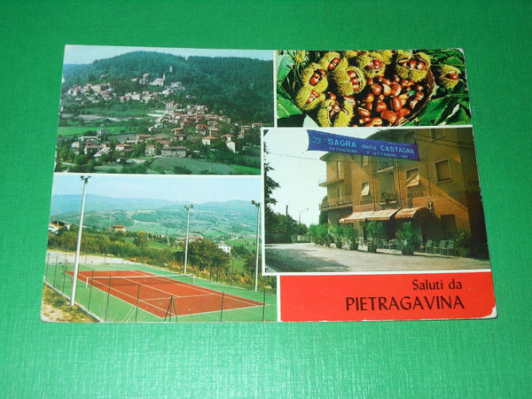 Cartolina Saluti daPietragavina - Albergo Posta 1992.