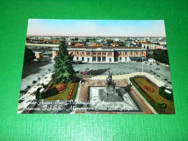 Cartolina Busto Arsizio - Piazza Volontari della Libertà - Stazione …