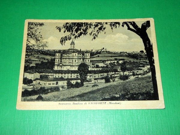 Cartolina Santuario Basilica di Vicoforte ( Mondovì ) - Panorama …