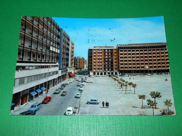 Cartolina Lecce - Piazza Mazzini - Via Salvatore Trinchese 1967 …