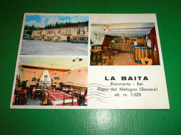 Cartolina Passo del Melogno ( Savona ) - Locanda Ristorante …