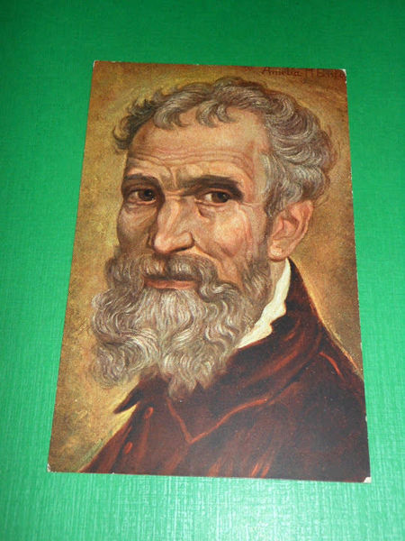Cartolina Ritratto del Pittore Michelangelo Buonarroti ( 1475 - 1564 …