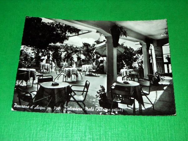 Cartolina Ponzone d' Acqui - Belvedere Malò 1956
