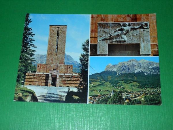 Cartolina Dolomiti - Cortina - Sacrario Militare - Vedute diverse …