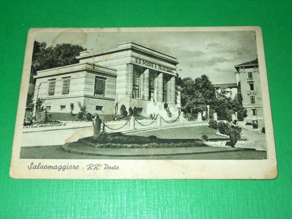 Cartolina Salsomaggiore - RR. Poste 1937.