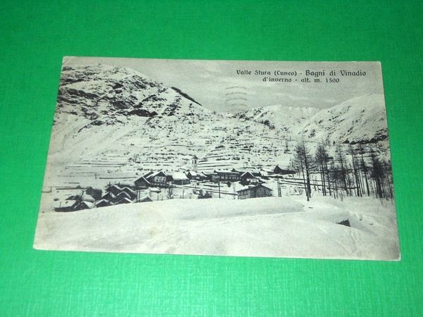 Cartolina Valle Stura ( Cuneo ) - Bagni di Vinadio …