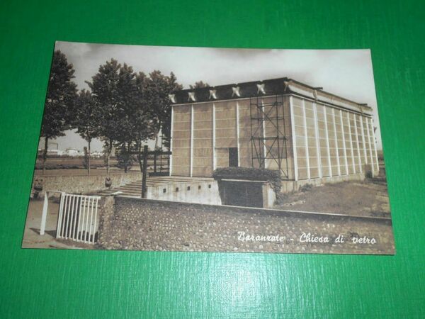 Cartolina Baranzate - Chiesa di vetro 1960 ca.