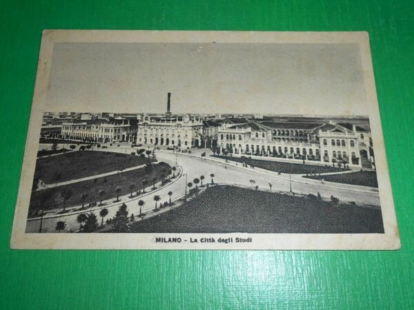 Cartolina Milano - La città degli Studi 1940 ca.