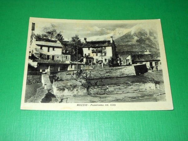 Cartolina Mozzio - Panorama 1945 ca.