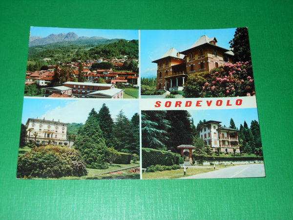 Cartolina Sordevolo - Vedute diverse 1977.
