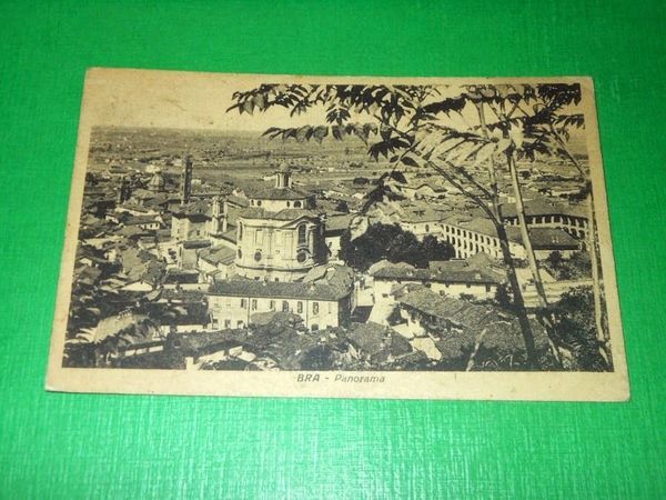 Cartolina Bra - Panorama 1931.