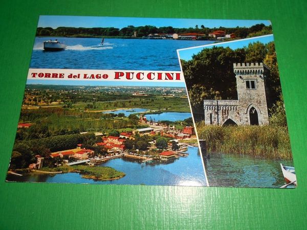 Cartolina Torre del Lago Puccini - Vedute diverse 1988.