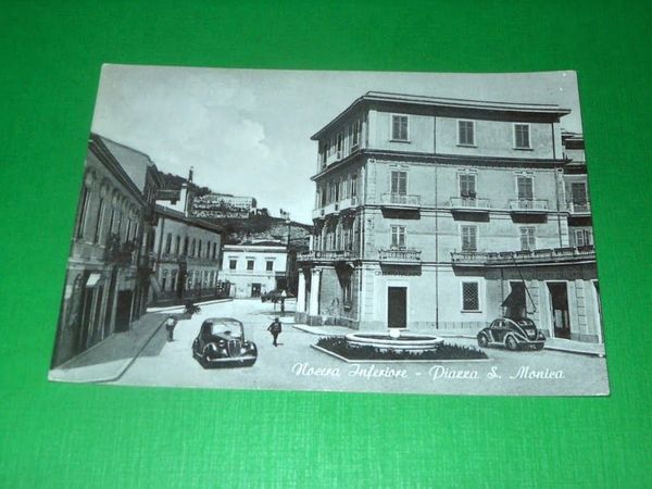 Cartolina Nocera Inferiore - Piazza S. Monica 1954.