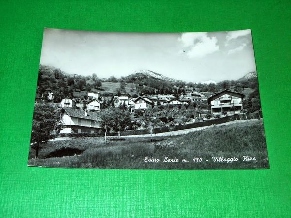 Cartolina Esino Lario - Villaggio Riva 1966.