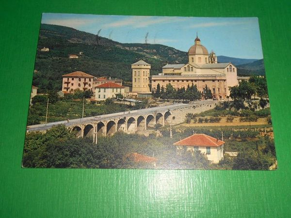 Cartolina Loano - Chiesa di Monte Carmelo 1967.