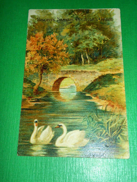 Cartolina Pubblicità - Biscuits Nantais Ducasse & Guibal 1925 ca