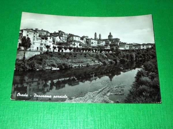 Cartolina Ovada - Panorama parziale 1962