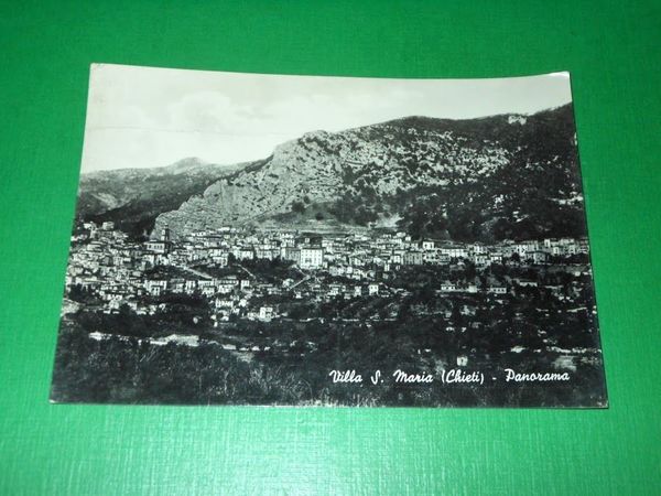 Cartolina Villa S. Maria ( Chieti ) - Panorama -- …