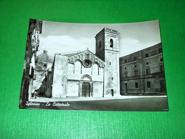 Cartolina Iglesias - La Cattedrale 1960 ca